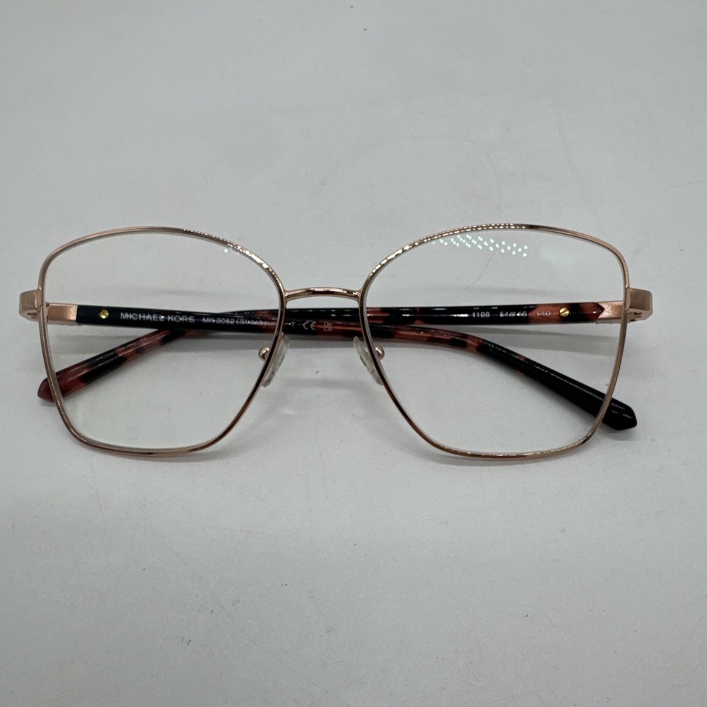 MICHAEL KORS MK 3052 STRASBOURG 1108 GOLD AUTHENTIC EYEGLASSES 54-16-140